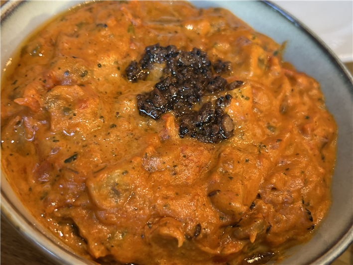 mushroom and truffle curry